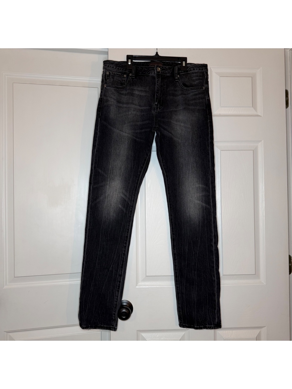 SuperDry Men’s Black Slim Denim Jeans Size 34 x 34